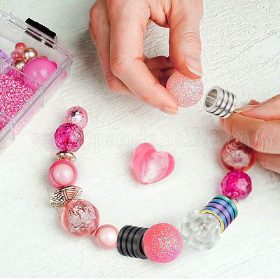 16 шт. 4-х цветные бусины из нержавеющей стали 304 STAS-UN0050-23-1