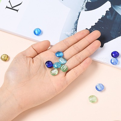 Стеклянные бусины&nbsp;SLF12MMY-1-1