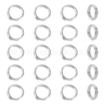 925 серебряное разделенное кольцо для прыжков&nbsp;STER-TA0001-48D-1