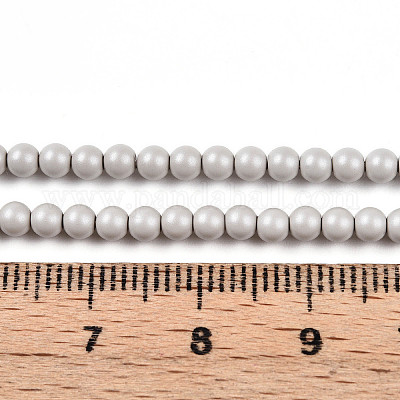 Выпечка из окрашенного перламутрового стекла жемчужные бусинки HY-N002-3mm-B05-1