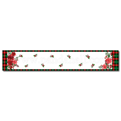 Chemin de table en coton et lin pour table à manger&nbsp;DJEW-WH0014-004-1