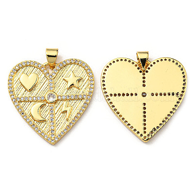 Латунь с подвесками из фианита KK-K341-01G-01-1