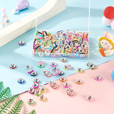 200 шт. латунные европейские бусины KK-TA0001-92-1