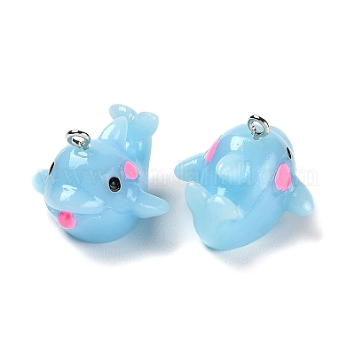 Подвески из непрозрачной смолы RESI-G077-05A-1