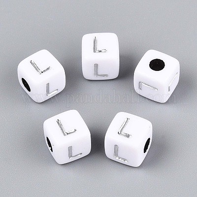 Непрозрачные акриловые бусины SACR-T035-03L-1