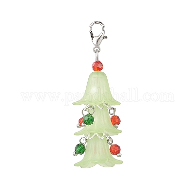 Акриловые подвесные украшения HJEW-JM04473-01-1