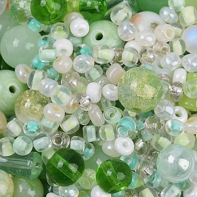 Наборы для самостоятельного изготовления бисеринок и стеклянных грядок SEED-K010-01G-1