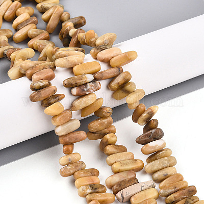 Природные желтые опал бусины пряди G-T140-61-1