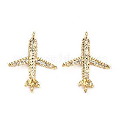 Латунные микро проложить кубического циркония подвески KK-F919-24G-1