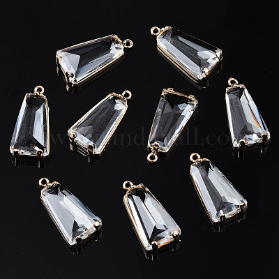 Прозрачные стеклянные подвески GLAA-Q088-024B-1