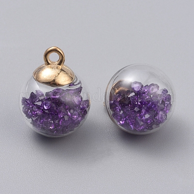 Подвески из прозрачного стекла GLAA-TAC0002-J09-1