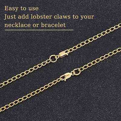 4 шт. латунные застежки-лобстеры&nbsp;FIND-SC0020-13A-1