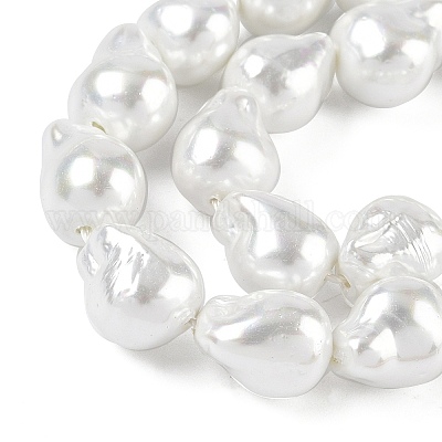 Гальванические стеклянные бусины GLAA-Z013-01C-03-1