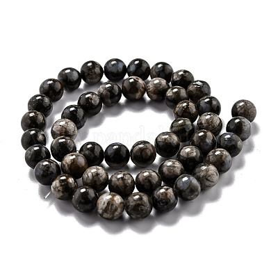 Бусины из натурального глаукофана G-L574-01C-1