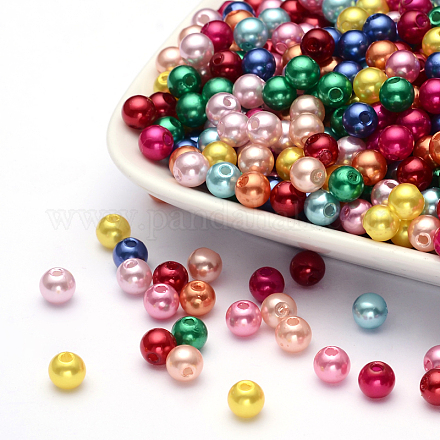 Imitation Pearl Acrylic Beads PL616-1