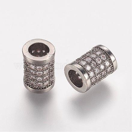 Perles de zircone cubique micro pave en Laiton ZIRC-K063-05B-1