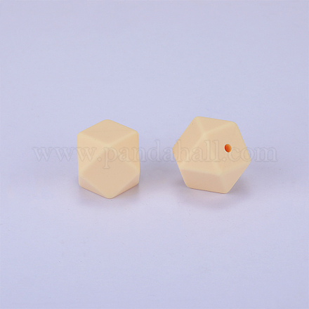Шестиугольные силиконовые бусины SI-JX0020A-20-1