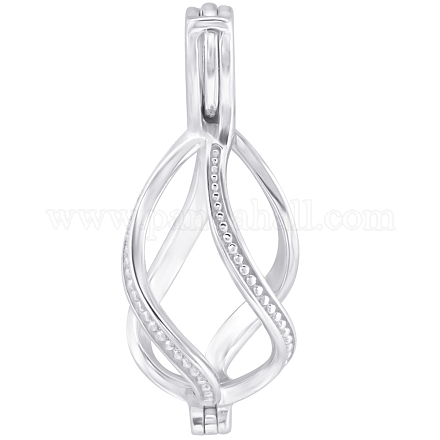 1 шт. 925 подвески из стерлингового серебра с родиевым покрытием STER-BBC0007-18B-1