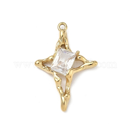 Подвески из нержавеющей стали 304 с паве из кубического циркония STAS-U054-03G-1