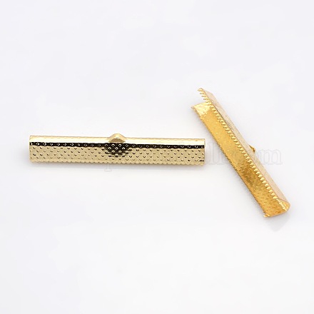 Extremos de engarzado de cinta de hierro de revestimiento rectangular IFIN-N3281-02KCG-1