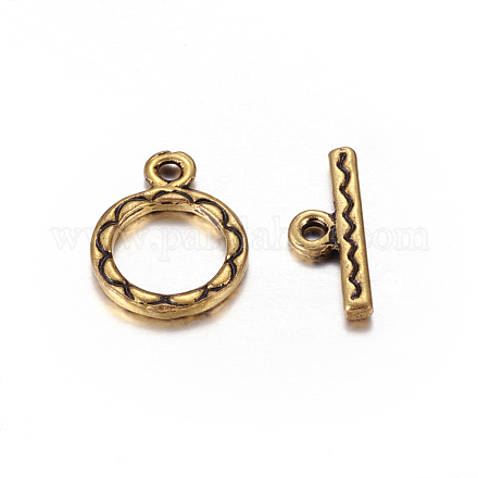 Tibetan Silver Toggle Clasps RLF1407Y-NF-1