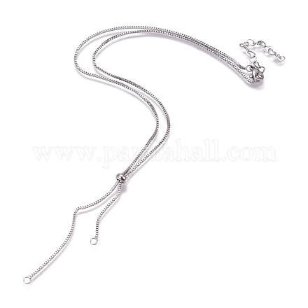 El collar del acero inoxidable AJEW-JB00477-1