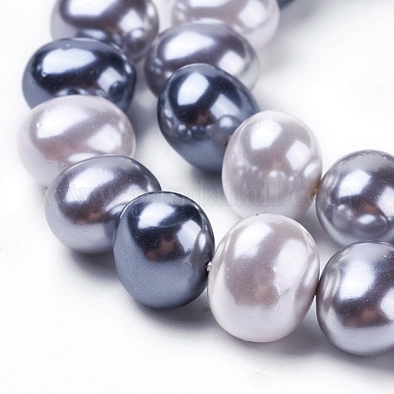 Chapelets de perles de coquille BSHE-L035-E04-1