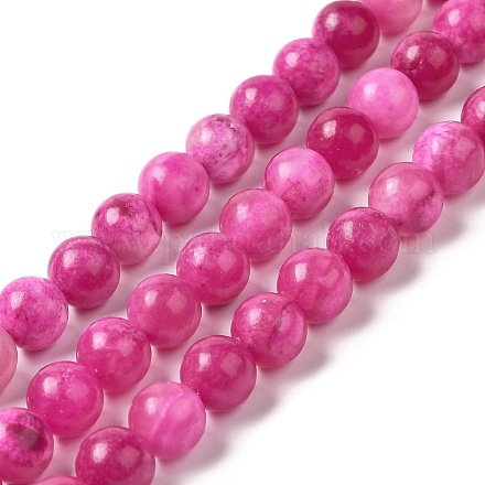 Naturali tinti perle di giada fili G-M402-C04-01-1
