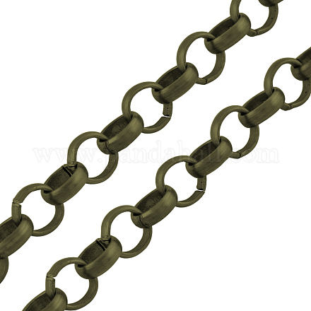 Iron Rolo Chains CHT038Y-10mm-AB-FF-1