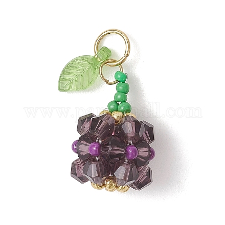 Стеклянные подвески&nbsp;PALLOY-MZ01248-02-1