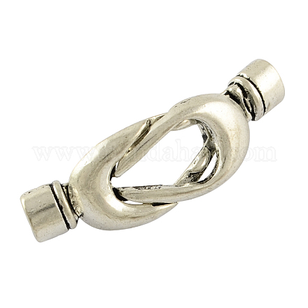 Tibetan Style Alloy Magnetic Clasps TIBE-A16798-AS-RS-1