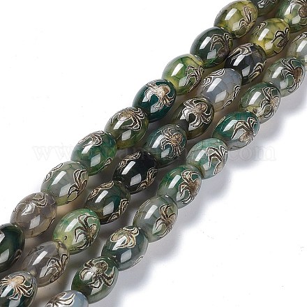 Chapelets de perles de style tibétain TDZI-E005-01R-1