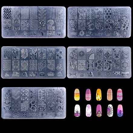 Placas de estampado para decoración de uñas de polipropileno (pp) MRMJ-R082-090A-1