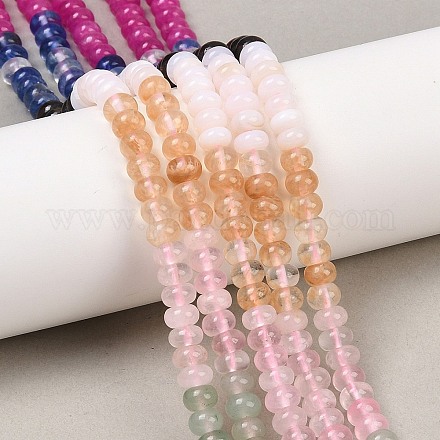 Бусины из стекла цвета арбуза&nbsp;G-Z135-C14-1