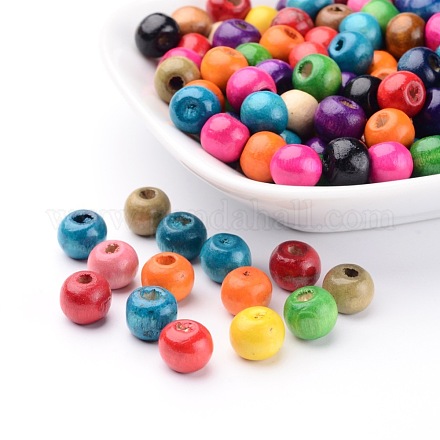 Lead Free Natural Wood Beads X-YTB022-1