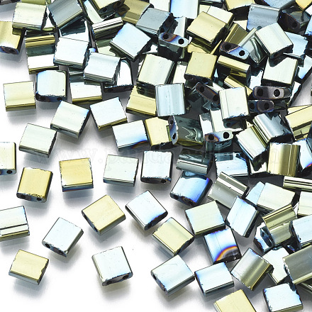 Electroplate Glass Seed Beads SEED-S023-44C-02-1