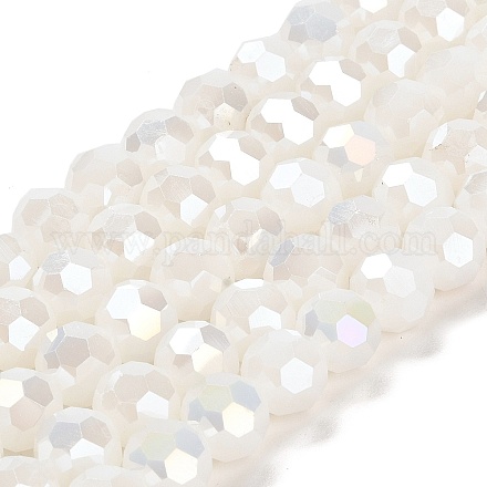 Supports de perles de verre imitation jade EGLA-A035-J10mm-B05-1
