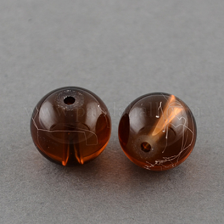 Chapelets de perles en verre transparent drawbench X-GLAD-Q012-8mm-21-1