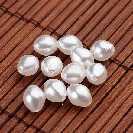 Rice Imitation Pearl Acrylic Beads OACR-L004-6954-1