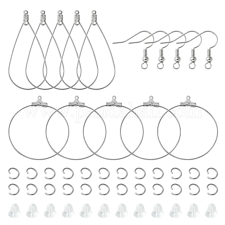 75 шт. 5 стиля подвески из нержавеющей стали 304 FIND-FS0002-25-1