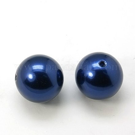 Imitated Pearl Acrylic Beads PACR-8D-18-1
