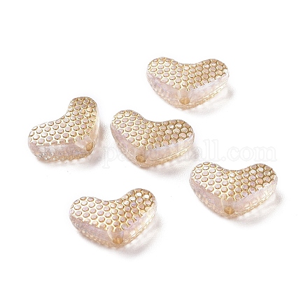 Chapado de perlas de acrílico transparente OACR-P013-15-1