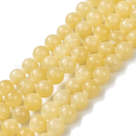 Природный Топаз нефрита бисер нитей&nbsp;G-P454-01C-01-1