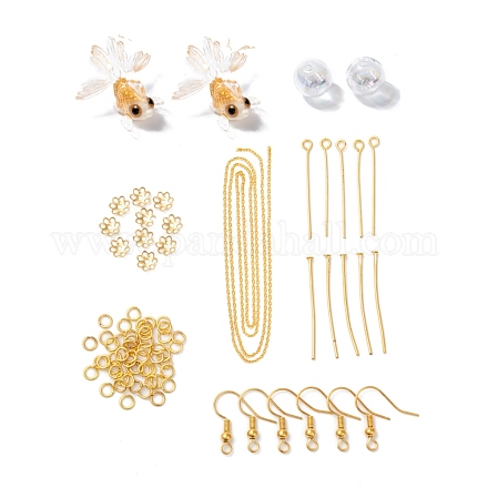 Kits de fabricación de pendientes de regalo de navidad diy DIY-JP0005-79-1