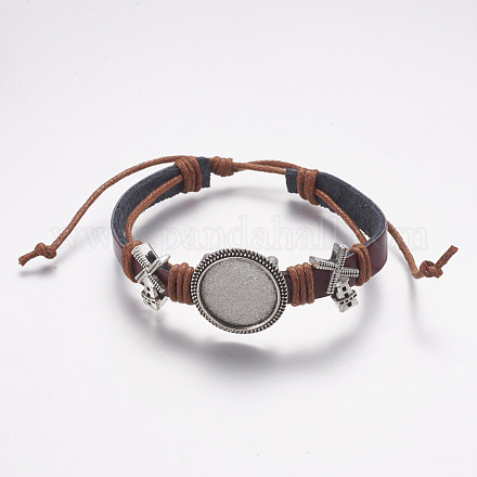 Genuine Cowhide Bracelet Making MAK-S059-11C-1