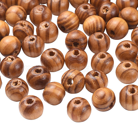 Undyed Natural Wood Beads X-TB611Y-10mm-LF-1