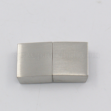 Матовые 304 магнитные застежки из нержавеющей стали с клеевыми концами STAS-K007-01-1