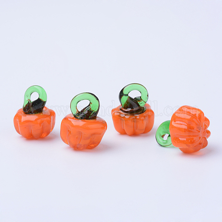 Charms del lampwork hecho a mano X-LAMP-T001-16-1