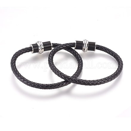 Leather Cord Bracelets BJEW-F349-07BP-1