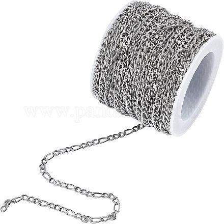 Цепи Figaro из нержавеющей стали 304 CHS-UN0001-09-1